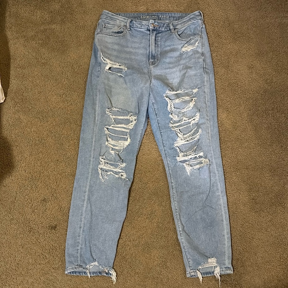 aeo curvy mom jean
